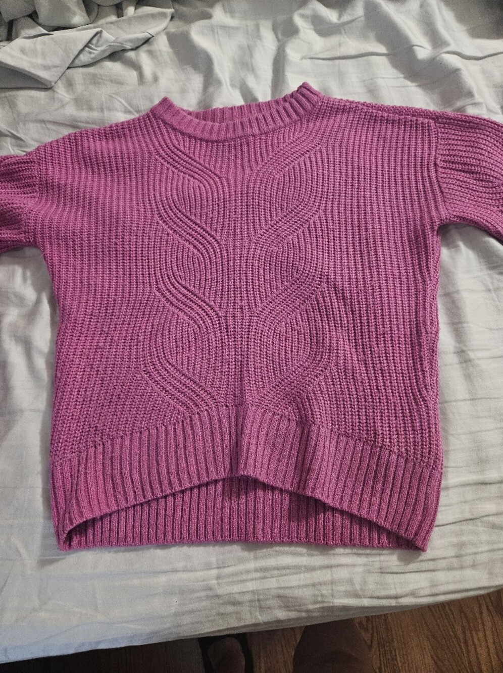 Girls Pink Sweater 10-12